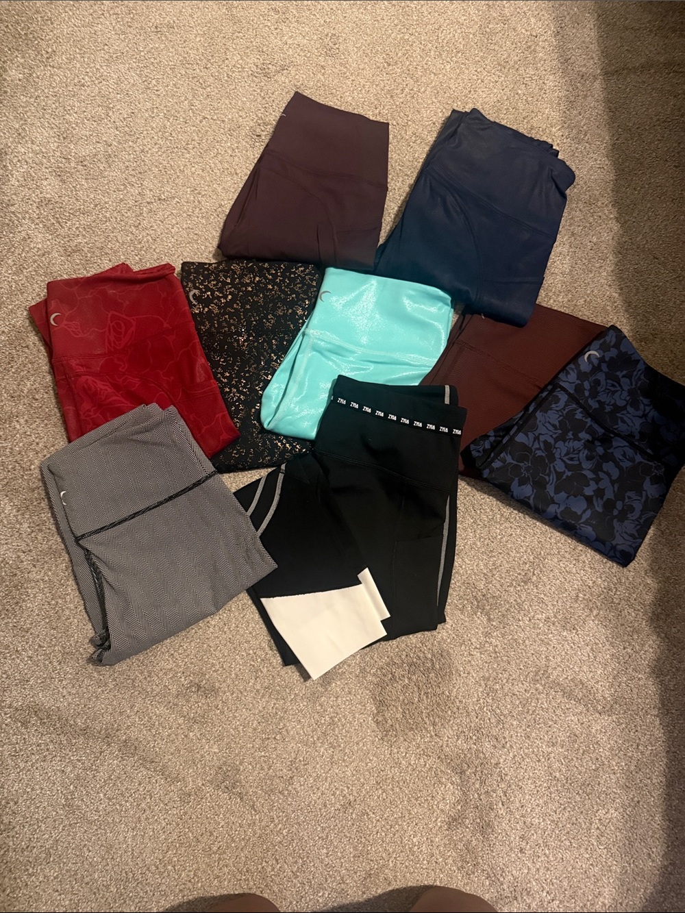 Lot of Zyia leggings size 6-8